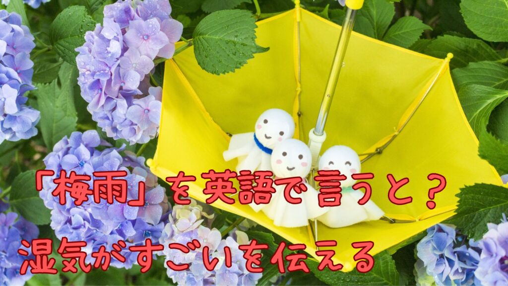 「梅雨」を英語で